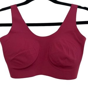 knix Bra Size XXS+ 28 E DDD F G Pink LuxeLift Wireless Pullover Comfy